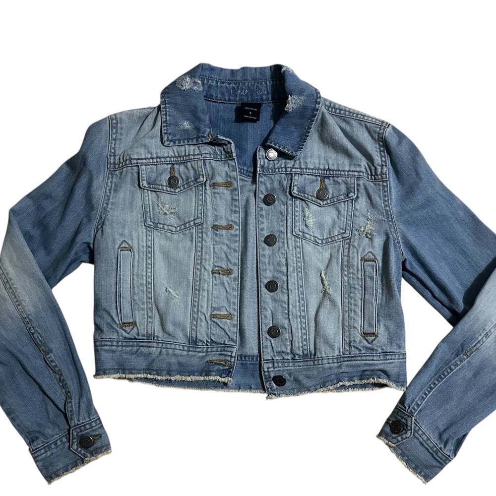 Denim Cropped Jacket
